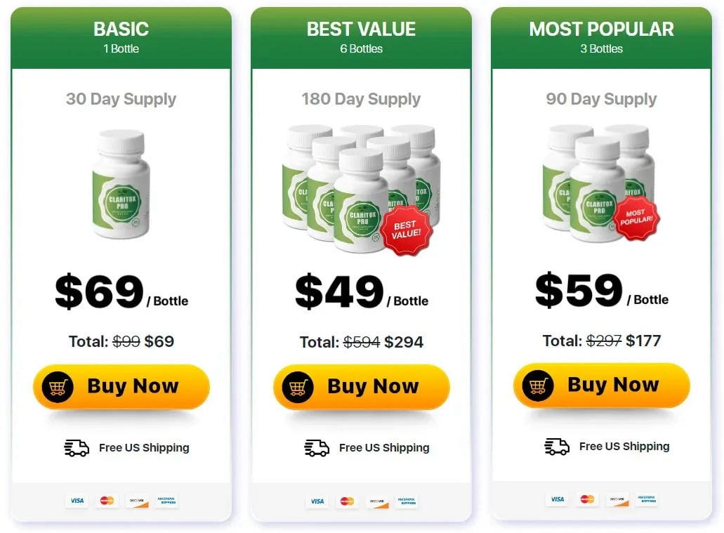 Claritox Pro® Special Offer